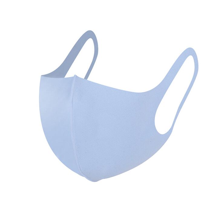 In Stock Anti Dust Face Mouth Cover PM2.5 Mask Respirator Dustproof Breathable Washable Reusable Ice Silk Cotton Masks Tools1