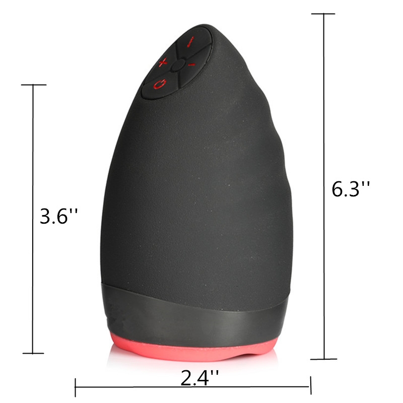 Male Masturbator Artificial Oral Vaginal Sex Toys for Men Deep Throat Sucking Glans Penis Stimulation Blowjob Pussy Masturbator Y191010