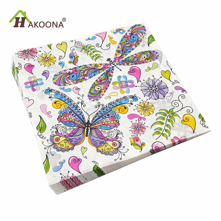 HAKOONA 60 PCS Butterfly Disposable Paper Towels Square Tissue Paper Hotel Restaurant Napkins Wedding Birthday Party Decoration
HAKOONA 60 PCS Butterfly Disposable Paper Towels Square Tissue Paper Hotel Restaurant Napkins Wedding Birthday Party Decoration