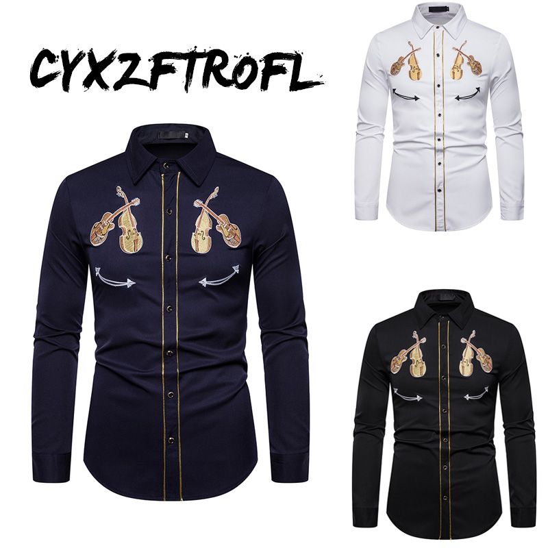 CYXZFTROFL 2020 Mens Fashion Western Cowboy Skull and Rose Embroidery Shirt Slim Fit Casual Long Sleeve Button Down Dress Shirts, White
CYXZFTROFL 2020 Mens Fashion Western Cowboy Skull and Rose Embroidery Shirt Slim Fit Casual Long Sleeve Button Down Dress Shirts, White