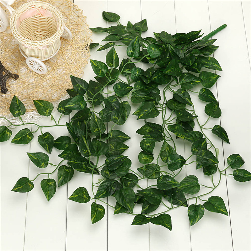 2019 New 1Pcs Artificial Fake Hanging Vine Plant Leaves Garland Home Garden Wall Decoration Green Artificial Plants Rattan
2019 New 1Pcs Artificial Fake Hanging Vine Plant Leaves Garland Home Garden Wall Decoration Green Artificial Plants Rattan