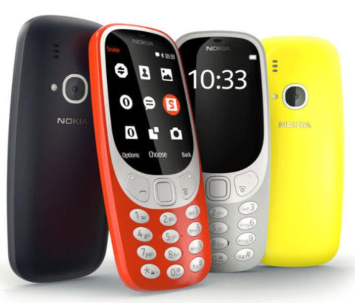 

Refurbished Original Nokia 3310 2017 Unlocked Cell Phone 3G WCDMA 2G GSM 2.4 Inch 2MP Camera Dual Sim, Yellow