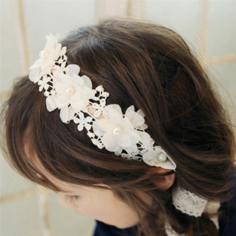 Hair Accessories Long Lace Ribbon Flower Hairbands Sweet Princess Headband Wreath Girls Headwear, White
Hair Accessories Long Lace Ribbon Flower Hairbands Sweet Princess Headband Wreath Girls Headwear, White