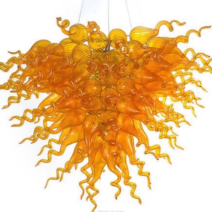 Pendant Lamp Elegant Modern Design Amber Blown Glass LED Chandelier Energy Saving Light Source Art Decoration Lamps Crystal Chandeliers
Pendant Lamp Elegant Modern Design Amber Blown Glass LED Chandelier Energy Saving Light Source Art Decoration Lamps Crystal Chandeliers