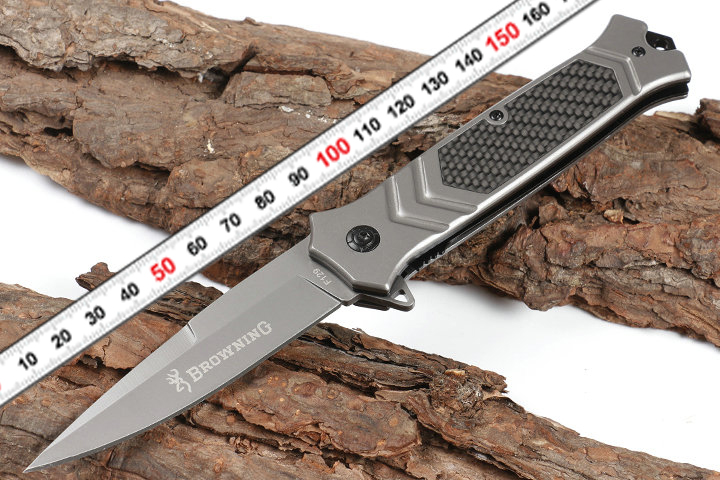 Browning F129 Quick Opening Broken Knife Tactical Camping Pocket EDC Tool Outdoor Lifesaving Hunting Knife 5CR15 Carbon Fiber Steel Handle
Browning F129 Quick Opening Broken Knife Tactical Camping Pocket EDC Tool Outdoor Lifesaving Hunting Knife 5CR15 Carbon Fiber Steel Handle
