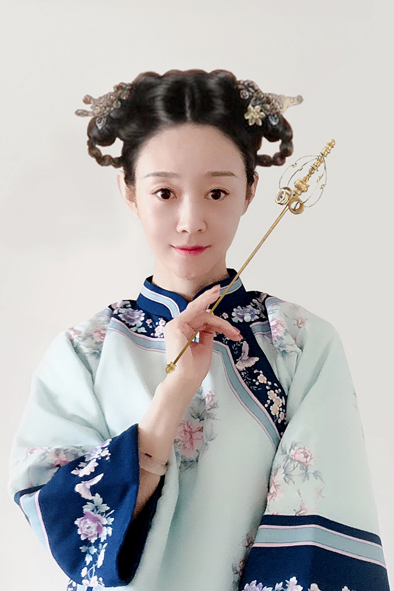 Retro Traditional flat cut big sleeve cheongsam Jacket Top Chinese Ancient Qing Dynasty Clothing Royal Lady Unique Embroidery short Coat