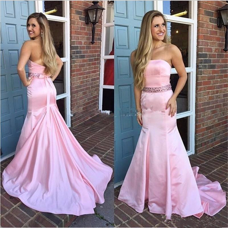 Stunning 2019 Pink Mermaid Prom Dresses Long Sexy Backless Strapless With Beaded Sash Formal Dresses Party Evening Custom Made 20, Silver
Stunning 2019 Pink Mermaid Prom Dresses Long Sexy Backless Strapless With Beaded Sash Formal Dresses Party Evening Custom Made 20, Silver