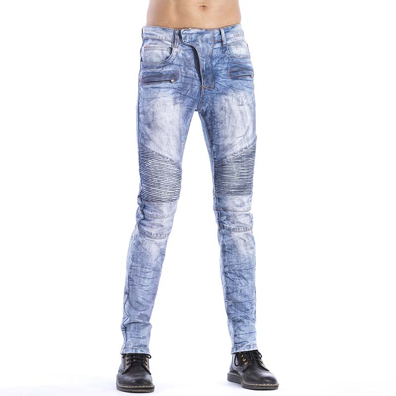 Men Biker jeans denim Draped Panelled pants Vintage Washed Tie Dye Making Dirty Zipper Top Quality, T-1023
Men Biker jeans denim Draped Panelled pants Vintage Washed Tie Dye Making Dirty Zipper Top Quality, T-1023