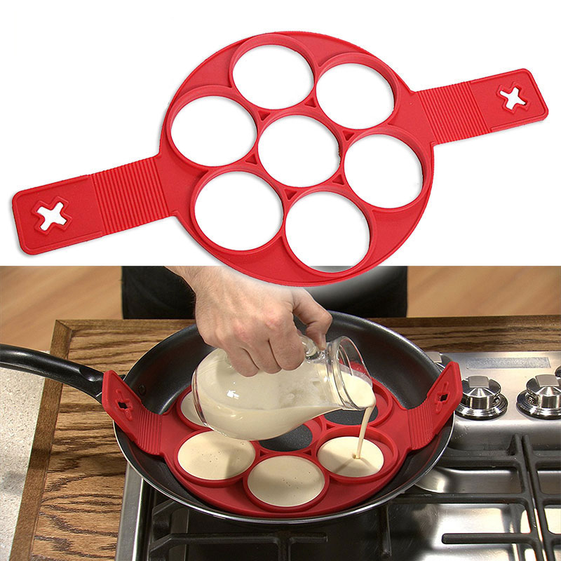 Fried Egg Mold Pancake Mold Maker Silicone Forms Non-stick Simple Operation Pancake Omelette Mold Kitchen Accessories DBC VT0461
Fried Egg Mold Pancake Mold Maker Silicone Forms Non-stick Simple Operation Pancake Omelette Mold Kitchen Accessories DBC VT0461