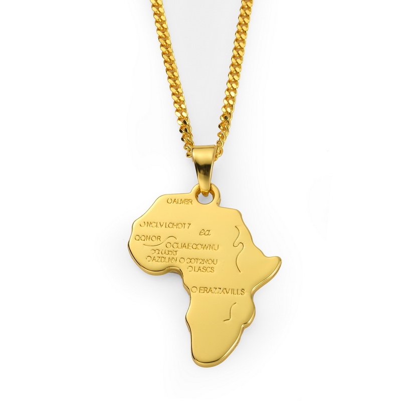 Rock Hippie African Map Pendant Necklace 18K Gold Silver Plated Rope Chain Long Necklaces Party Jewelry for Boyfriend Gifts
Rock Hippie African Map Pendant Necklace 18K Gold Silver Plated Rope Chain Long Necklaces Party Jewelry for Boyfriend Gifts