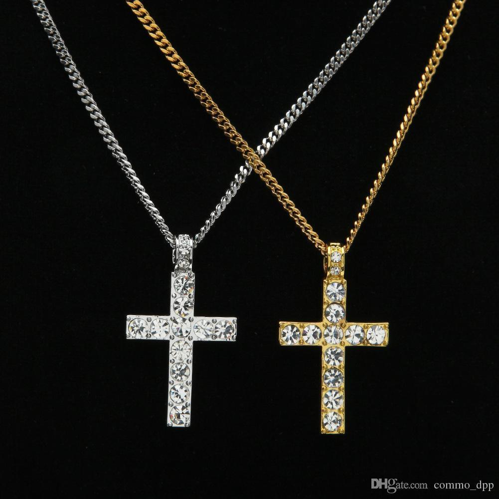 Hip Hop Iced Out Cross Pendant Necklace Crystal Rhinestone Religion Jesus Crucifix Charm Gold Silver Cuban Link Chain For Men S Jewelry
Hip Hop Iced Out Cross Pendant Necklace Crystal Rhinestone Religion Jesus Crucifix Charm Gold Silver Cuban Link Chain For Men S Jewelry