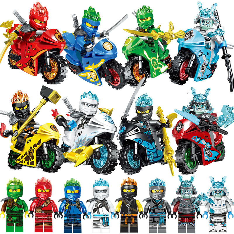 New Powerful Ninja with Motorbike Kai Jay Zane Cole Lloyd FS Samurai Mini Toy Action Figure Building Block Brick Toy Compatible with
New Powerful Ninja with Motorbike Kai Jay Zane Cole Lloyd FS Samurai Mini Toy Action Figure Building Block Brick Toy Compatible with