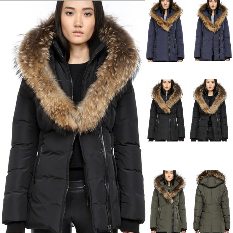 Canadian Women's Brand Mac F4 Adali Fitted Raccoon Fur Collar Women's Down Parker Coat Down Jacket for Women Outdoor -20 degrees Cold Warm, Black
Canadian Women's Brand Mac F4 Adali Fitted Raccoon Fur Collar Women's Down Parker Coat Down Jacket for Women Outdoor -20 degrees Cold Warm, Black