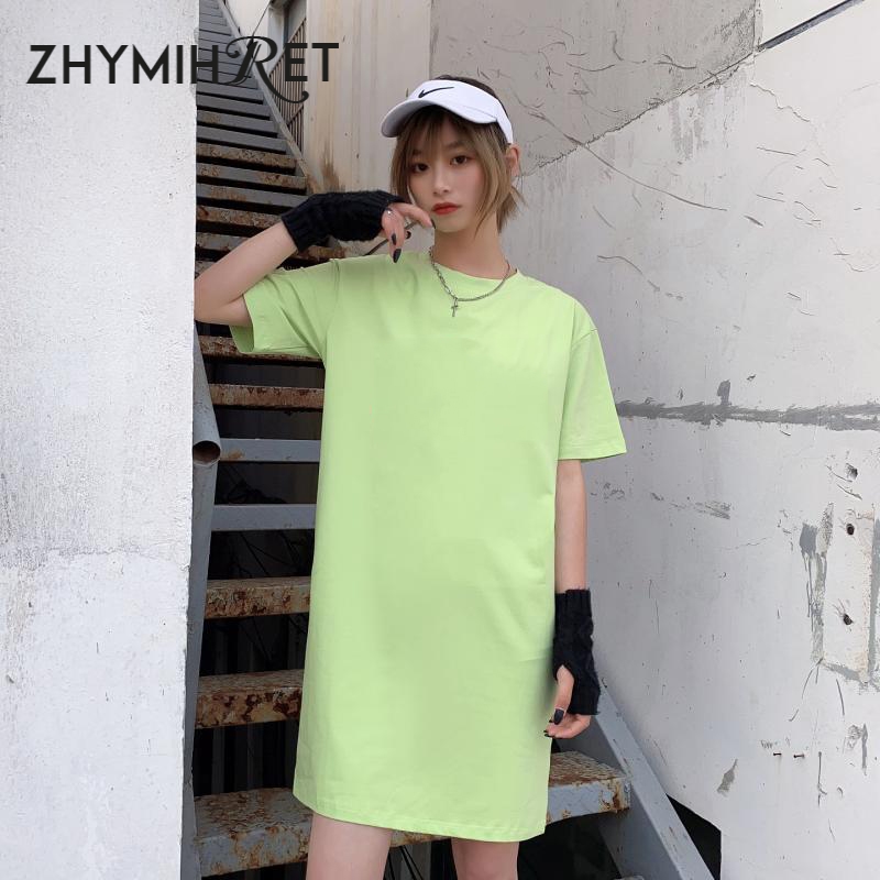 ZHYMIHRET 2020 Summer Short Sleeve T Shirt Dress Women Casual Straight Vestidos 5 Colors, Black
ZHYMIHRET 2020 Summer Short Sleeve T Shirt Dress Women Casual Straight Vestidos 5 Colors, Black