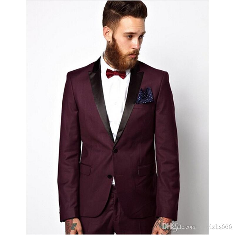 Burgundy Wedding Tuxedos Slim Fit Suits For Men Groomsmen Suit Two Pieces Cheap Prom Formal Suits (Jacket+Pants+Tie) 134, Same as image
Burgundy Wedding Tuxedos Slim Fit Suits For Men Groomsmen Suit Two Pieces Cheap Prom Formal Suits (Jacket+Pants+Tie) 134, Same as image