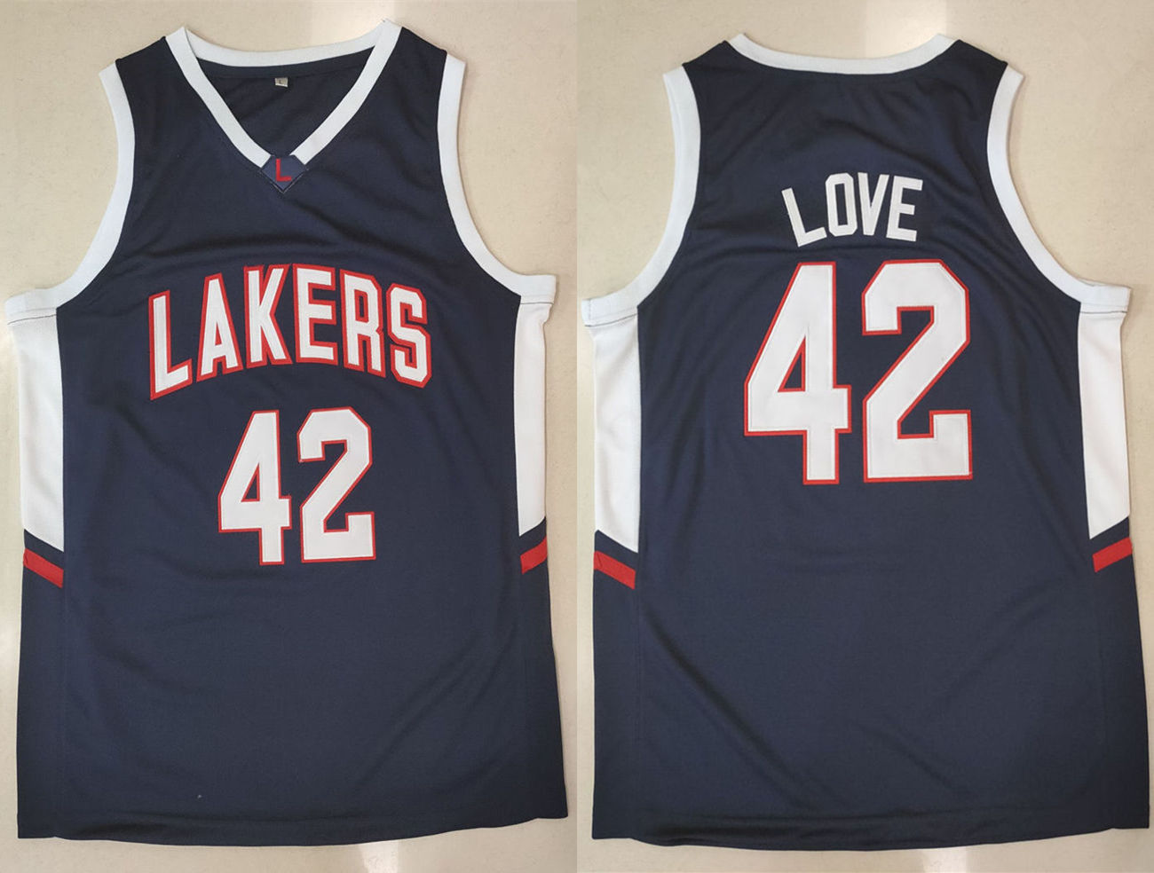 Oswego High School basketball college Kevin Love jersey #42 Navy blue Retro Men' Stitched throwback Custom made size -5XL
Oswego High School basketball college Kevin Love jersey #42 Navy blue Retro Men' Stitched throwback Custom made size -5XL