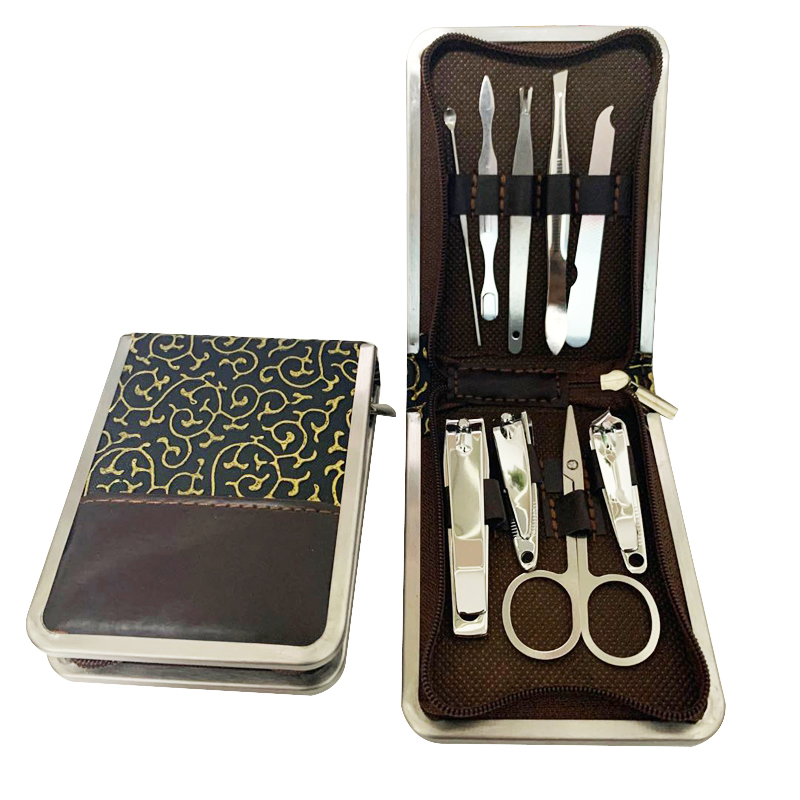 9pcs Carbon steel Nail Clippers Set Professional Scissors Suit with Box Trimmer Grooming Manicure Cutter Kits For Nail Tools
9pcs Carbon steel Nail Clippers Set Professional Scissors Suit with Box Trimmer Grooming Manicure Cutter Kits For Nail Tools