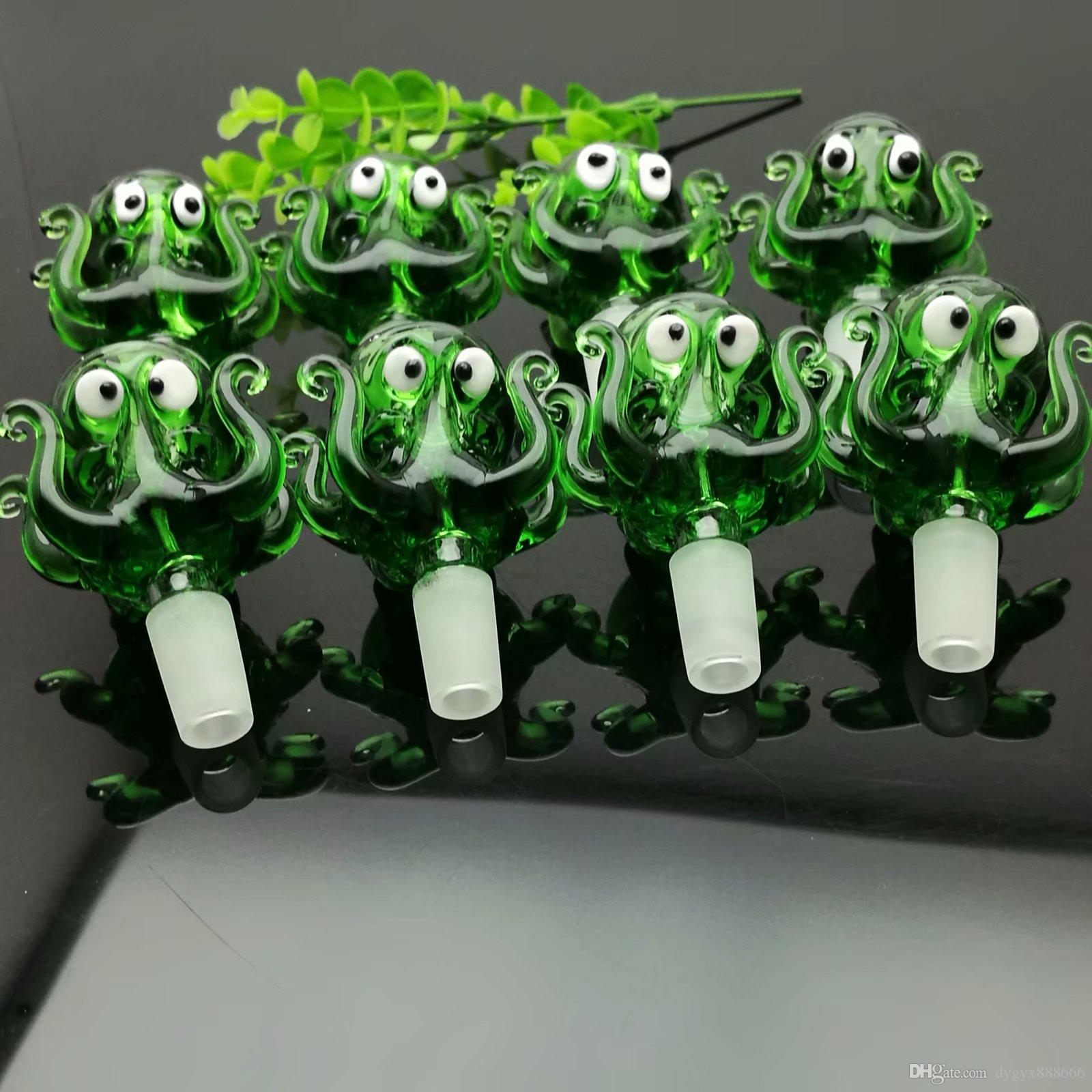 Green Octopus Glass Bubble Head Great Pyrex Glass Oil Burner Pipe Thick oil rigs glass water pipe
Green Octopus Glass Bubble Head Great Pyrex Glass Oil Burner Pipe Thick oil rigs glass water pipe