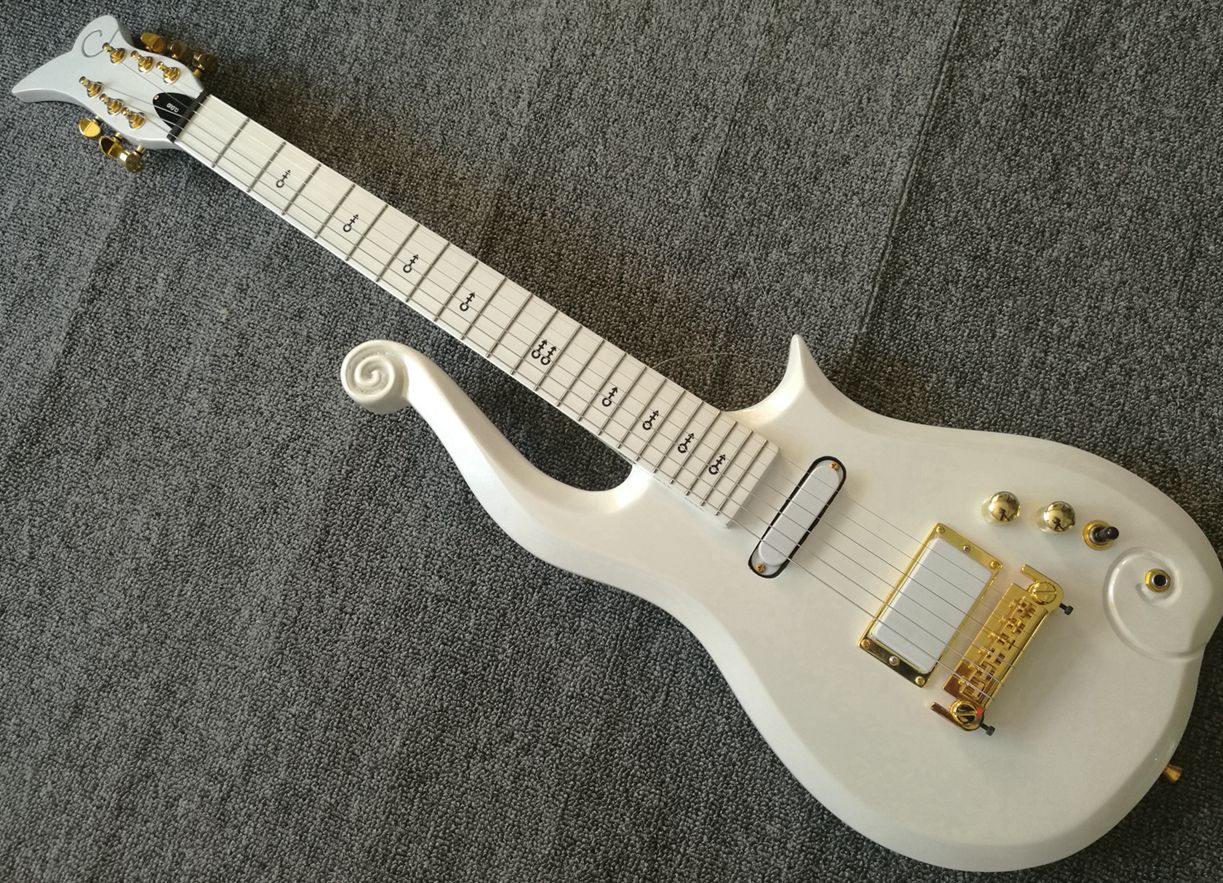 Prince Cloud White Electric Guitar Gold Hardware Top Selling China guitars in stock
Prince Cloud White Electric Guitar Gold Hardware Top Selling China guitars in stock