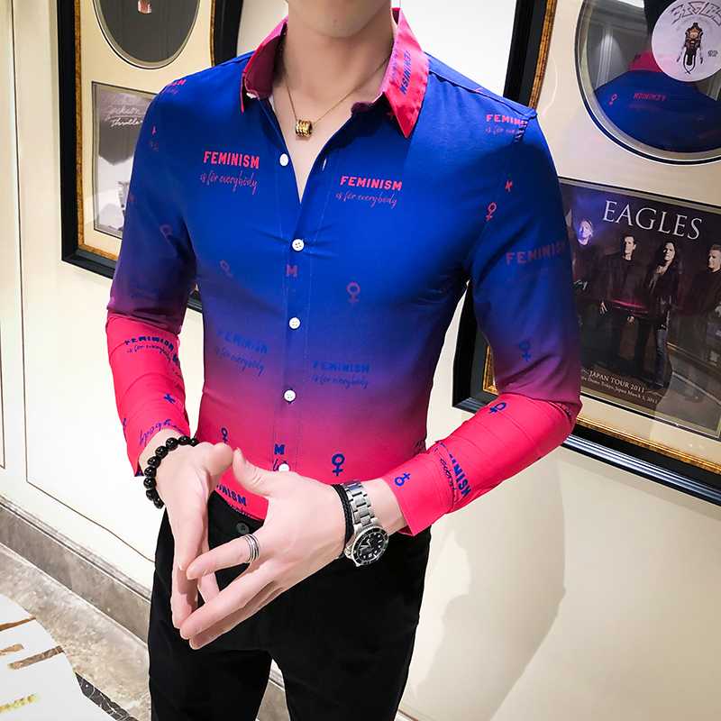 Hot Sale Men Casual Shirt Fashion 2020 Spring Long Sleeve Floral Shirts For Men Slim Fit Streetwear Blouse Homme Club Tuxedo 3XL, White blue
Hot Sale Men Casual Shirt Fashion 2020 Spring Long Sleeve Floral Shirts For Men Slim Fit Streetwear Blouse Homme Club Tuxedo 3XL, White blue