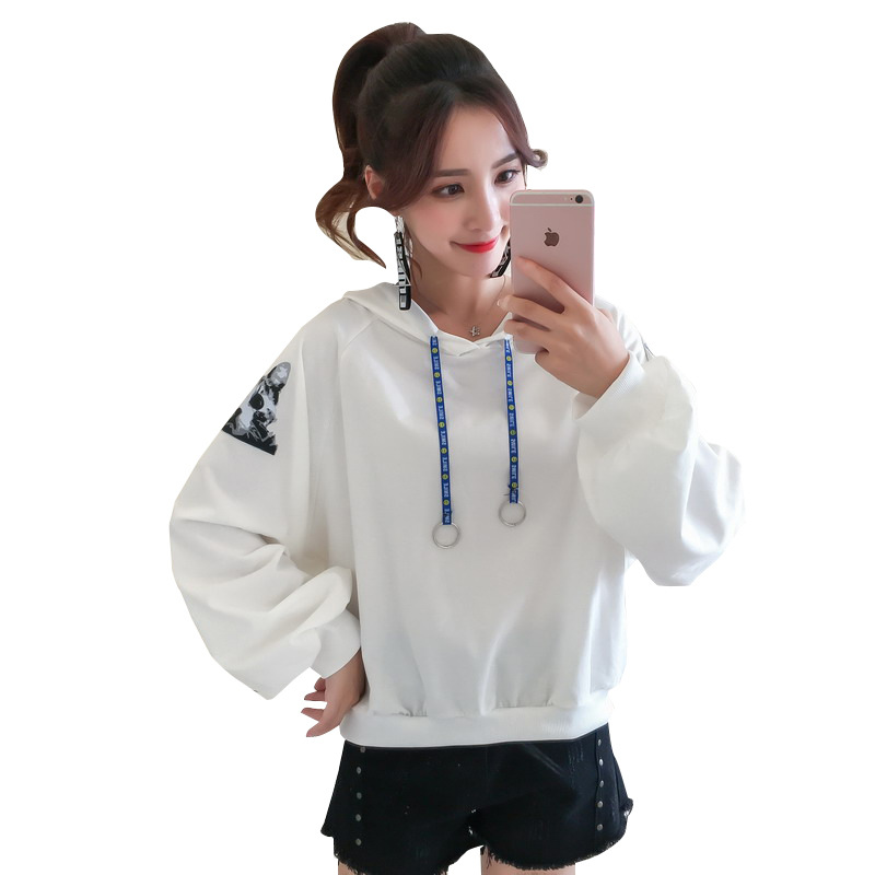 Hoodies Women 2019 Autumn Print Ladies Sweatshirt Hoodie Female Long Sleeve Loose Tops Hooded Sweatshirts, Black
Hoodies Women 2019 Autumn Print Ladies Sweatshirt Hoodie Female Long Sleeve Loose Tops Hooded Sweatshirts, Black