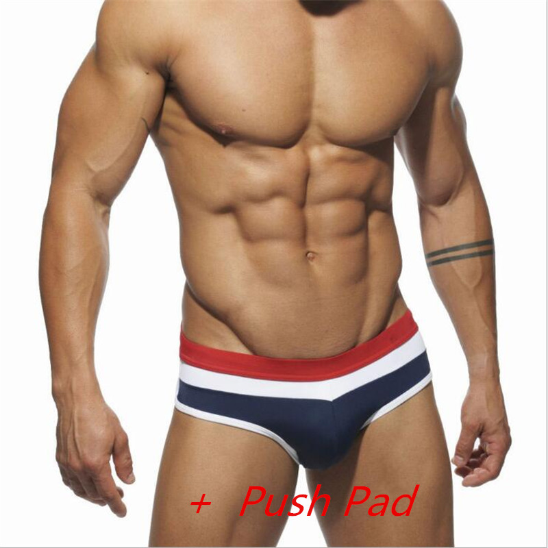 Swimwear Men Brief With Push Pad Sexy Swimsuit Waterproof Swimming Trunks For Bathing Swim Shorts Sunga Hot Sport Homme Swim
Swimwear Men Brief With Push Pad Sexy Swimsuit Waterproof Swimming Trunks For Bathing Swim Shorts Sunga Hot Sport Homme Swim