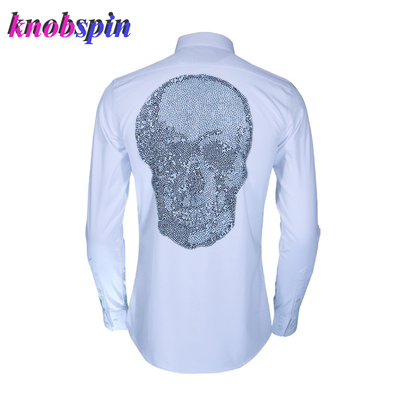 Crystal Skull men Shirt 2020 New Square collar Full sleeve Slim Casual shirts male high quality 100% pure Cotton clothing Camisa, Black
Crystal Skull men Shirt 2020 New Square collar Full sleeve Slim Casual shirts male high quality 100% pure Cotton clothing Camisa, Black