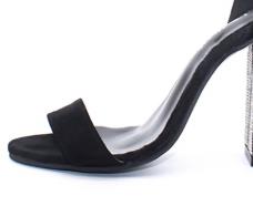 Hot Sale-mmer New Fashion Crystal Party Shoes Buckle Strap Low-cut Plus Size 35-43 Sandals