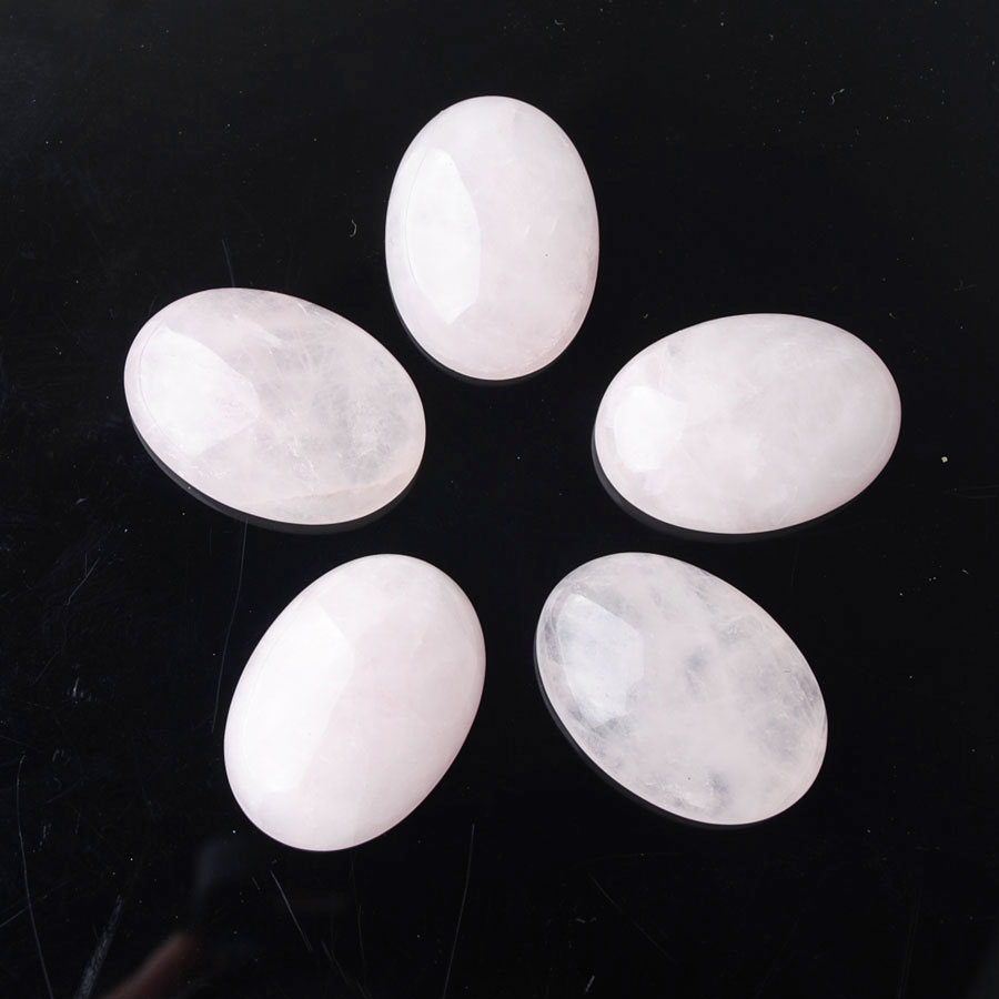 WOJIAER 18x25x7mm Egg Shape GemStone Cabochon Natural Loose Beads Men Women Charms Jewelry Gems DBU805