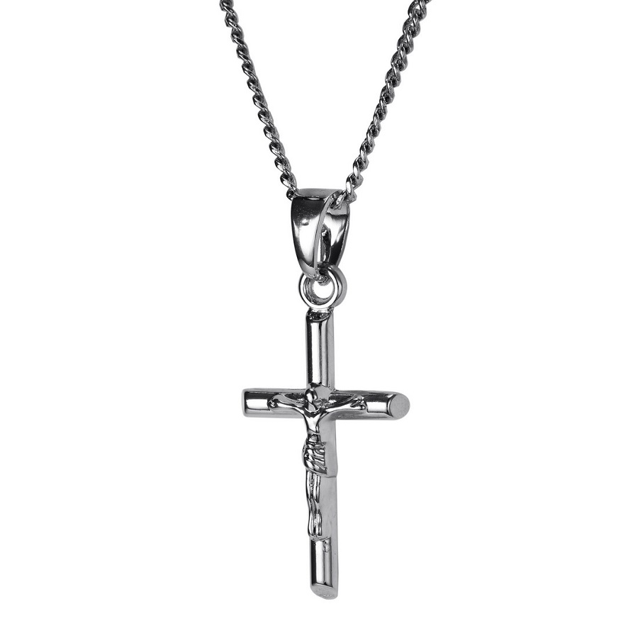 Man Charm Jesus Cross Pendant Necklaces Fashion Hip Hop Jewelry Stainless Steel Gold Silver Color 60cm Long Chain For Men
Man Charm Jesus Cross Pendant Necklaces Fashion Hip Hop Jewelry Stainless Steel Gold Silver Color 60cm Long Chain For Men