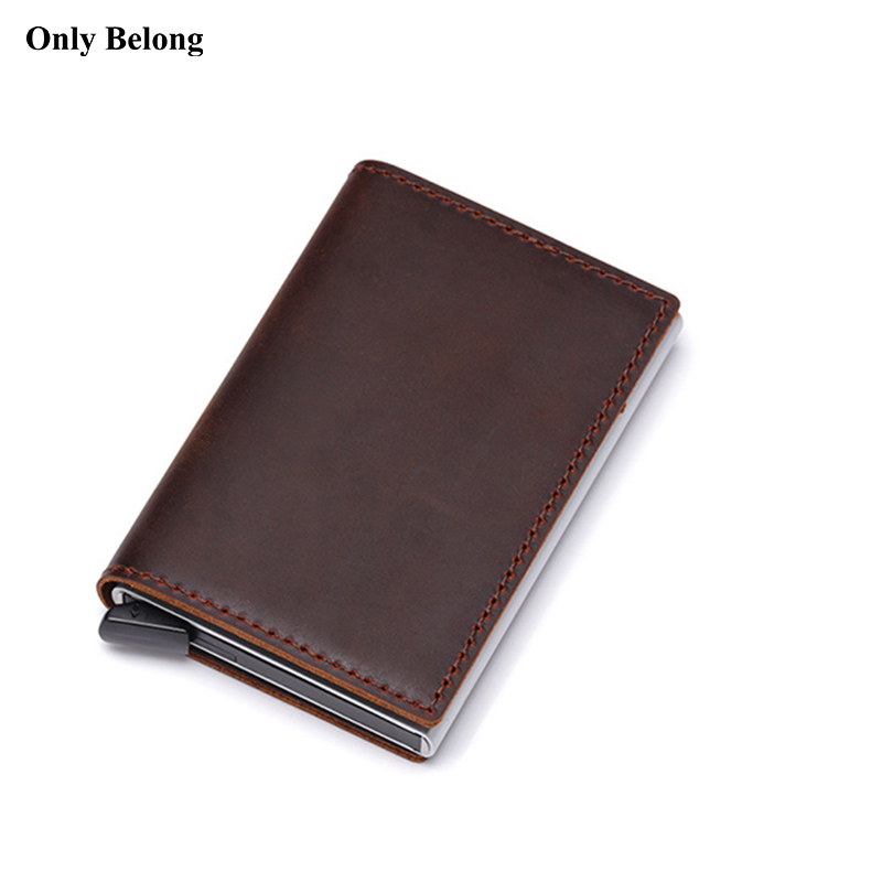 Genuine Leather Aluminum Wallet ID Blocking Wallet Automatic Pop Up Credit Business Card Case Protector, Wine red
Genuine Leather Aluminum Wallet ID Blocking Wallet Automatic Pop Up Credit Business Card Case Protector, Wine red
