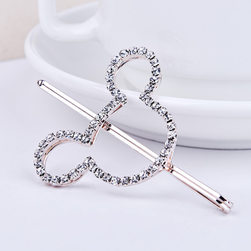 Rhinestone Starfish Fashion Metal Hairpins Women Girls Hair Clips Pin Barrette Hairclip Accessories For Women Hairgrip Headdress