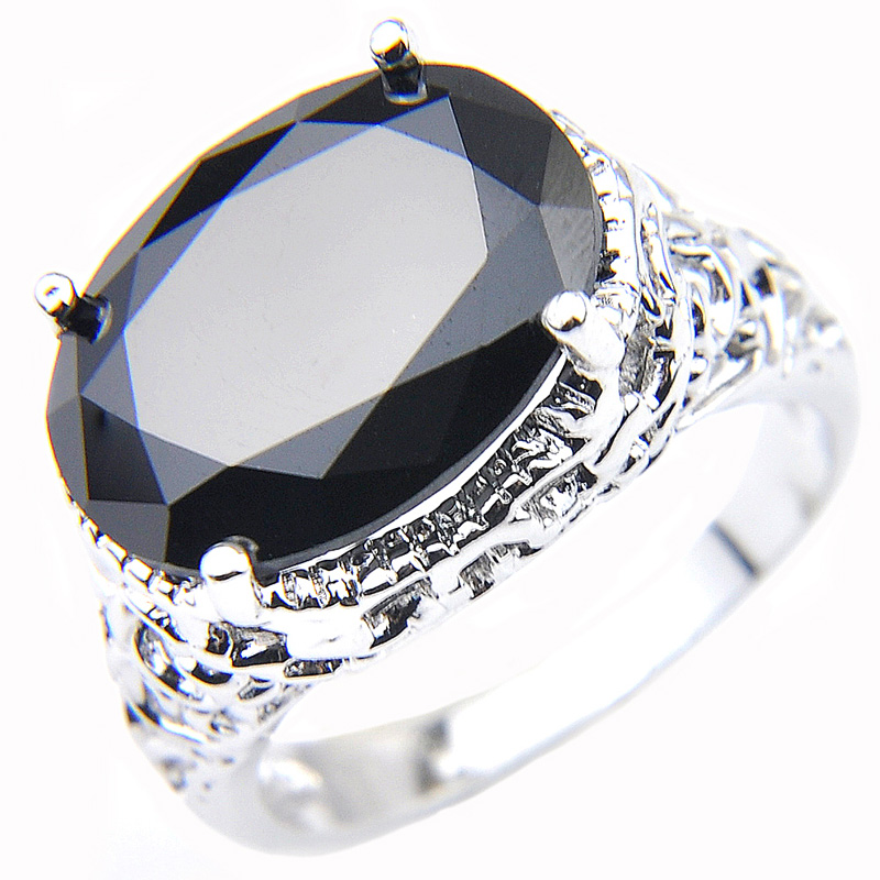 Luckyshine Women Jewelry Black Oval Onyx Rings 925 Silver Crystal Zircon Fashion Vintage Rings Jewelry Size 7 8 9
Luckyshine Women Jewelry Black Oval Onyx Rings 925 Silver Crystal Zircon Fashion Vintage Rings Jewelry Size 7 8 9