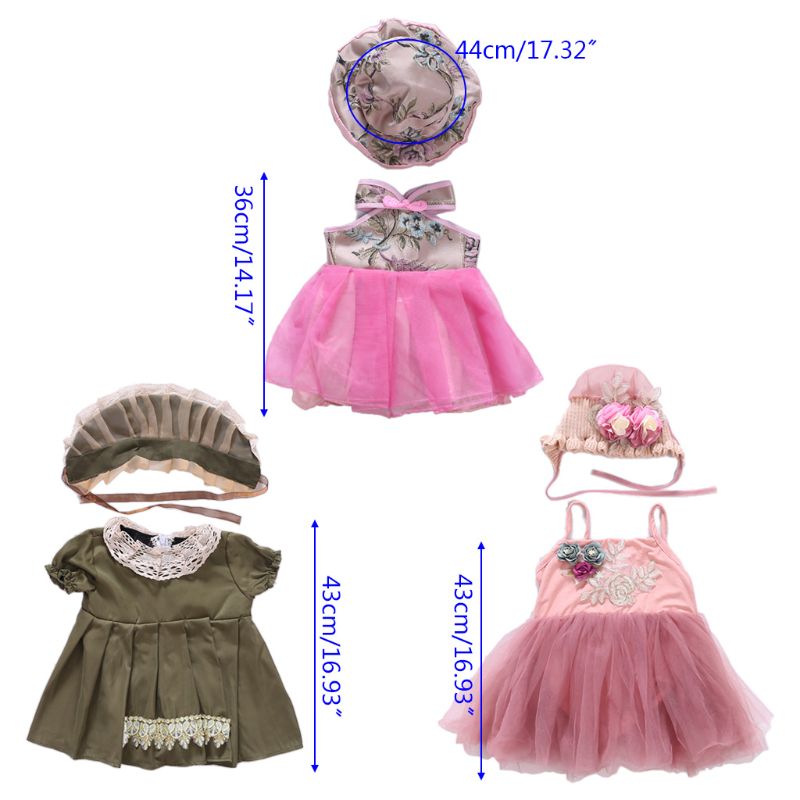1Set Baby Photography Costume Infants Ruffled Dress Hat Baby Girl Photo Props 63HE 
1Set Baby Photography Costume Infants Ruffled Dress Hat Baby Girl Photo Props 63HE