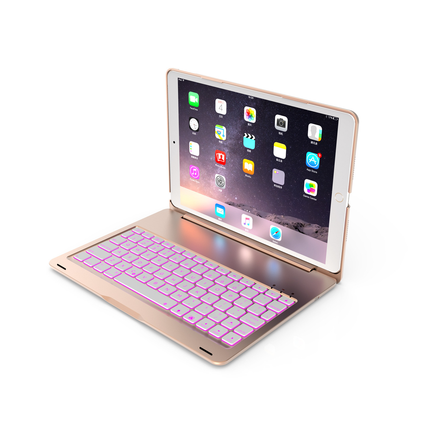 ultra thin colorful backlight Aluminum flip protective cover Bluetooth keyboard case for iPad mini 2 3 4
ultra thin colorful backlight Aluminum flip protective cover Bluetooth keyboard case for iPad mini 2 3 4
