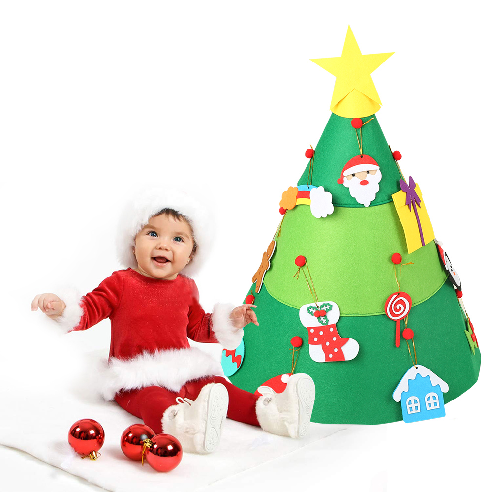 DIY Felt Christmas Tree Snowman with Ornament Fake Christmas Tree Kids Toys Toys Artificial Xmas Home Decoration Hanging Or
DIY Felt Christmas Tree Snowman with Ornament Fake Christmas Tree Kids Toys Toys Artificial Xmas Home Decoration Hanging Or