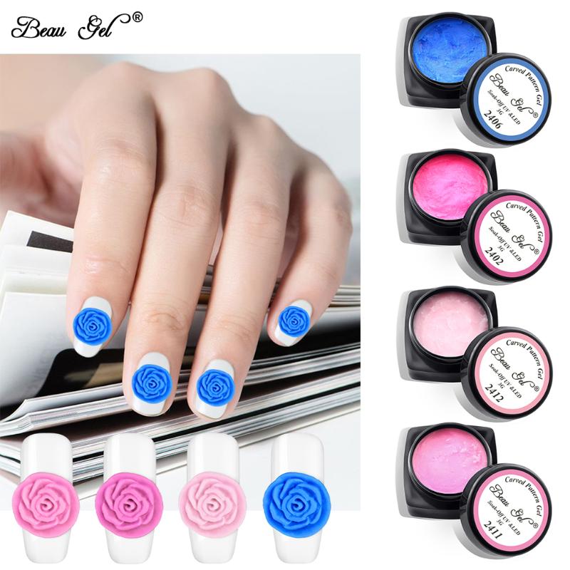 Beau Gel 3D Sculpture Carved Pattern Gel Polish Drawing Painting Nail Art Decoration UV Nail Polish Modelling Manicure, 2420
Beau Gel 3D Sculpture Carved Pattern Gel Polish Drawing Painting Nail Art Decoration UV Nail Polish Modelling Manicure, 2420