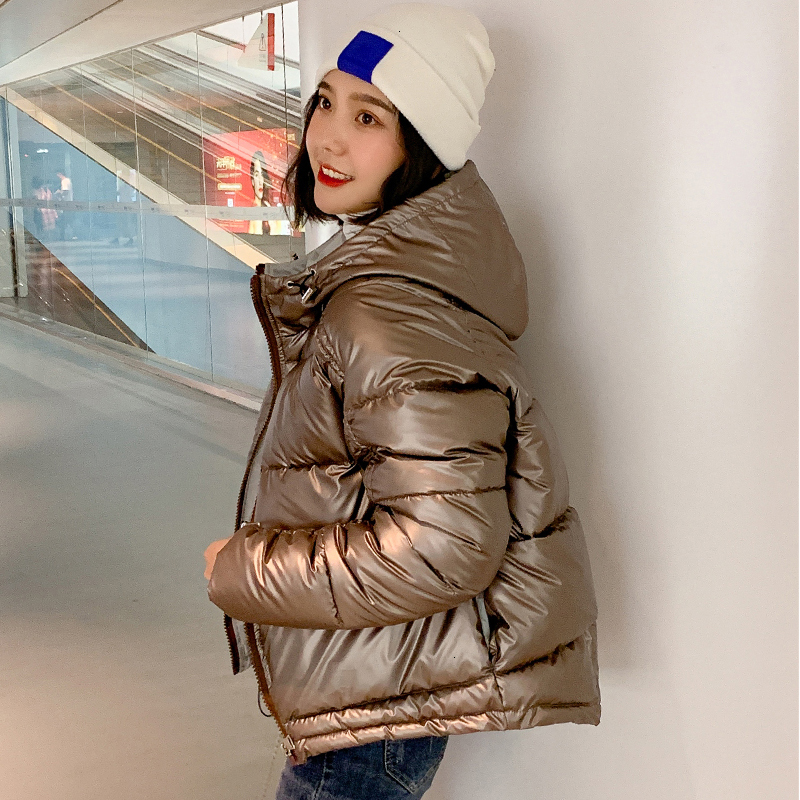 2019 New Arrival Women Winter Jacket Shining Fabric Cotton Padded Warm Thicken Short Coat Hooded Fashion Parka, Black
2019 New Arrival Women Winter Jacket Shining Fabric Cotton Padded Warm Thicken Short Coat Hooded Fashion Parka, Black