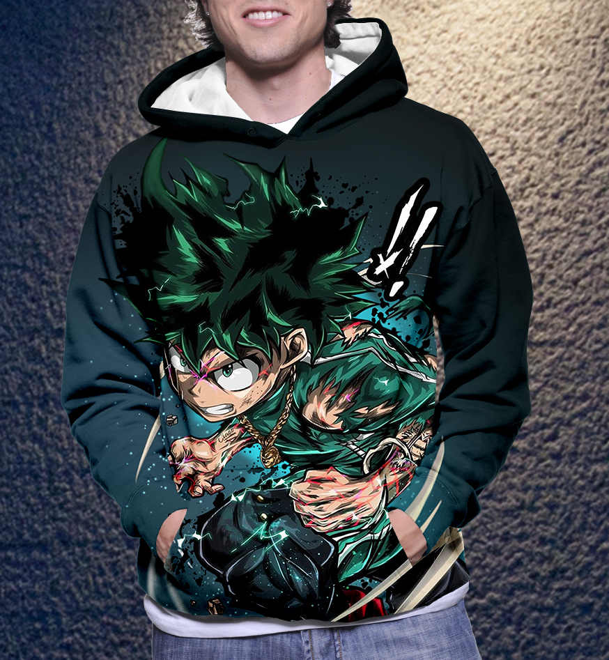 2019 3d My hero academia hoodies WomenMen Long Sleeve Casual Hooded Sweatshirts Popular Streetwear Hoodies T200102