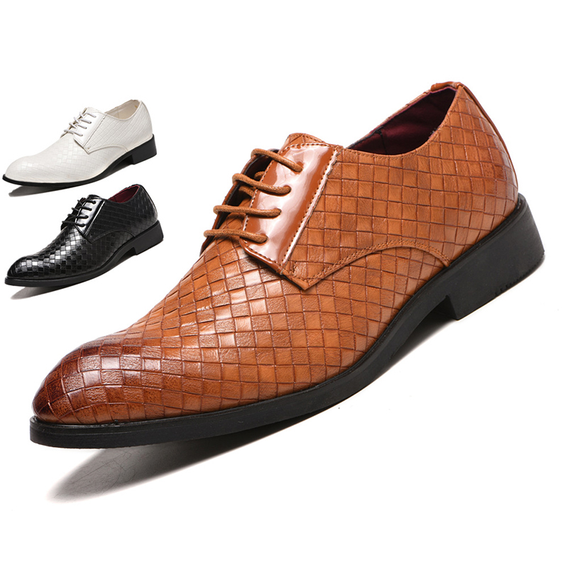 Business Men Shoes Formal Dress Shoes Man Pointed Oxford PU Leather Flats Casual Shoes Men Office Footwear, Black
Business Men Shoes Formal Dress Shoes Man Pointed Oxford PU Leather Flats Casual Shoes Men Office Footwear, Black