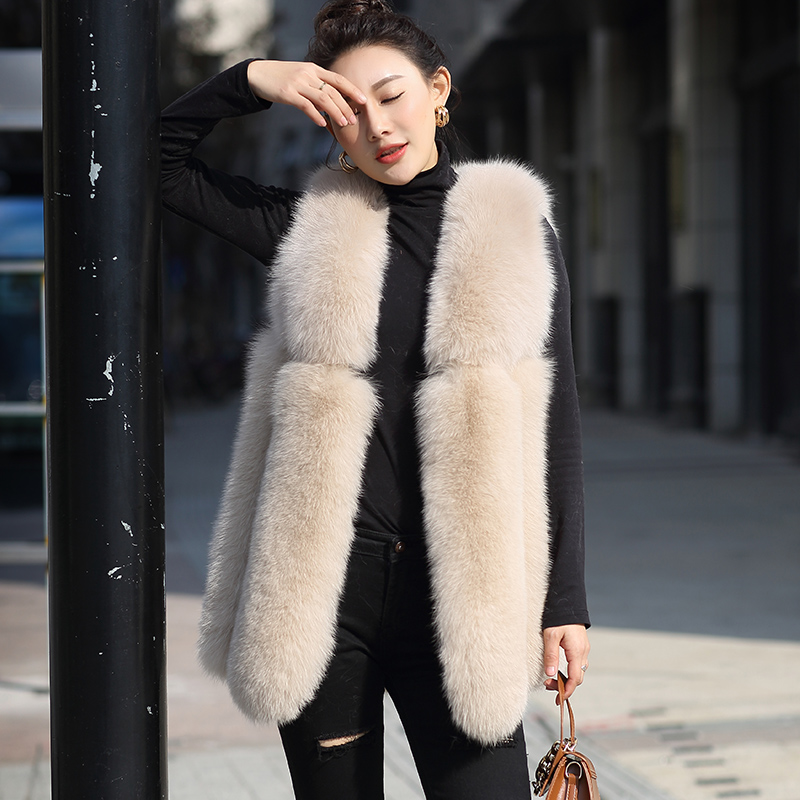 2018 Autumn Winter New Real Fur Vest Coats Women Clothes Real Fur Vests Korean Vintage Coat Chalecos Para Mujer ZL517, Khaki
2018 Autumn Winter New Real Fur Vest Coats Women Clothes Real Fur Vests Korean Vintage Coat Chalecos Para Mujer ZL517, Khaki