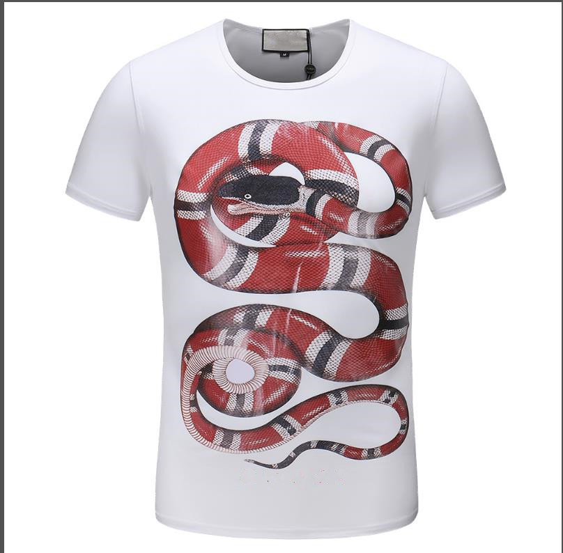 19SS summer fashion Designer Brand men T-shirt t shirt garden 3D snake animal letter print tshirt short sleeve Tees Casual Top Quality, Black
19SS summer fashion Designer Brand men T-shirt t shirt garden 3D snake animal letter print tshirt short sleeve Tees Casual Top Quality, Black
