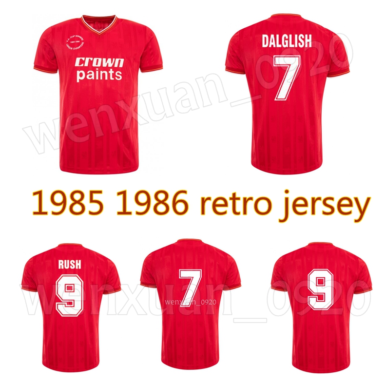 1985 1986 Rush Kenny Dalglish retro soccer jersey 85 86 Whelan vintage jersey classic old football shirt, No name no number
1985 1986 Rush Kenny Dalglish retro soccer jersey 85 86 Whelan vintage jersey classic old football shirt, No name no number