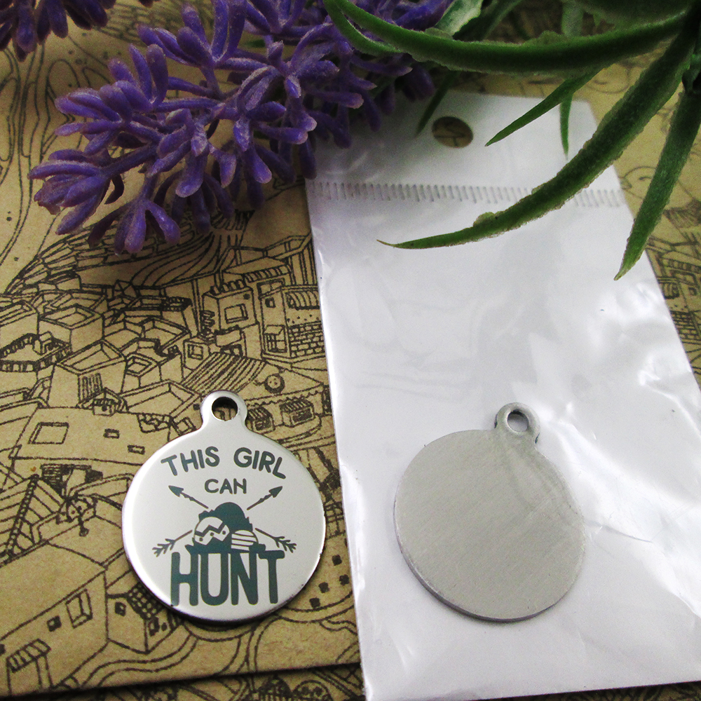 40pcs--"this girl can hunt"stainless steel charms more style for choosing DIY Charms pendants for necklace
40pcs--"this girl can hunt"stainless steel charms more style for choosing DIY Charms pendants for necklace