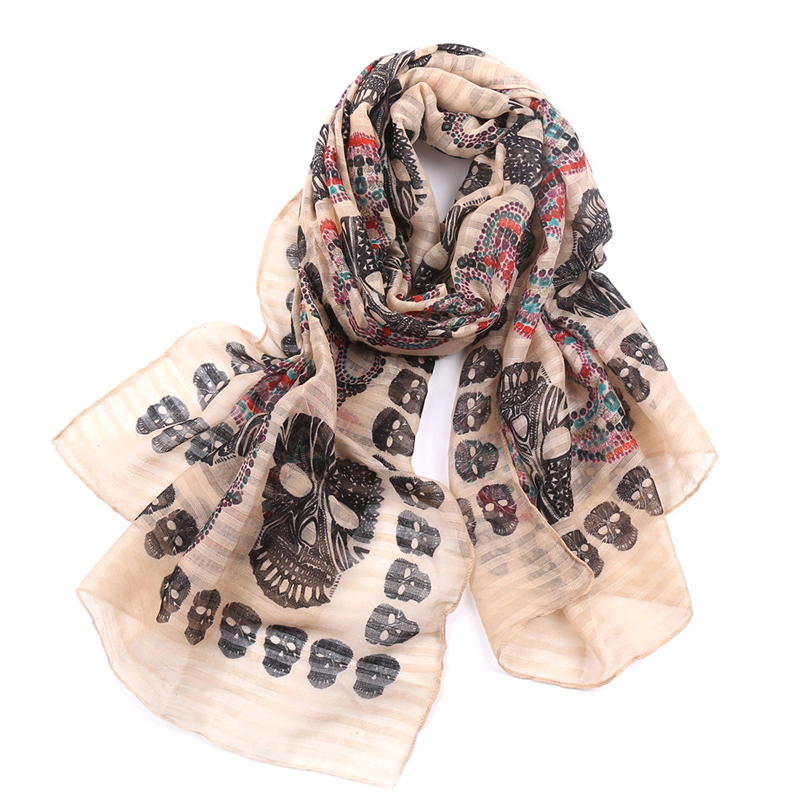 High quality ghosts classic scarf color skull head seaside holiday sunscreen air conditioning shawl scarf woman, Blue;gray
High quality ghosts classic scarf color skull head seaside holiday sunscreen air conditioning shawl scarf woman, Blue;gray
