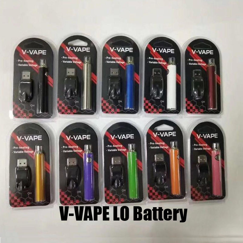 Hot V-VAPE LO Preheat VV Battery Kit 650mAh Variable Voltage Battery With USB Charger For 510 Thread Thick Oil Cartridge Tank
Hot V-VAPE LO Preheat VV Battery Kit 650mAh Variable Voltage Battery With USB Charger For 510 Thread Thick Oil Cartridge Tank