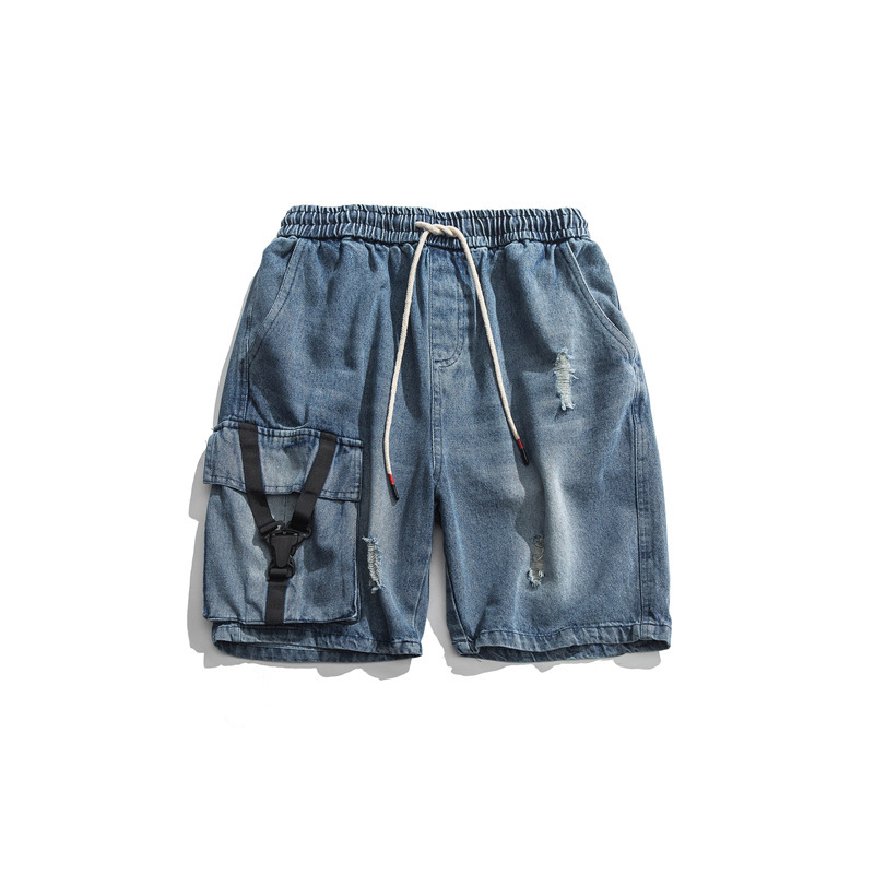 Not vulgar American fashion brand jeans shorts men's urban fashion casual pants youth ins pants, Black
Not vulgar American fashion brand jeans shorts men's urban fashion casual pants youth ins pants, Black