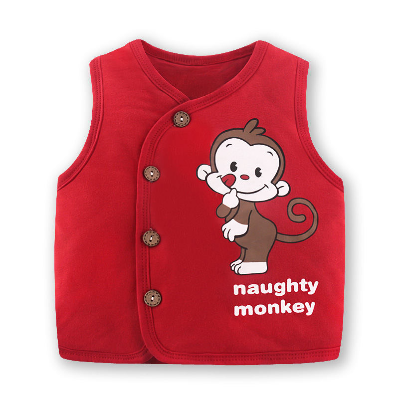 Baby's Waistcoat Autumn And Winter Thin Cotton Jacket Baby Boys Girls Newborn Outerwear
Baby's Waistcoat Autumn And Winter Thin Cotton Jacket Baby Boys Girls Newborn Outerwear