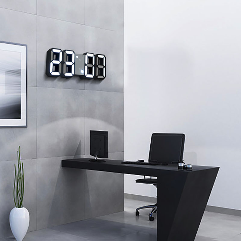 Digital Clock 3D LED Wall Clock Digital Display Electronic Table Horloge Alarm Nightlight Watch For Home Office Decoration
Digital Clock 3D LED Wall Clock Digital Display Electronic Table Horloge Alarm Nightlight Watch For Home Office Decoration