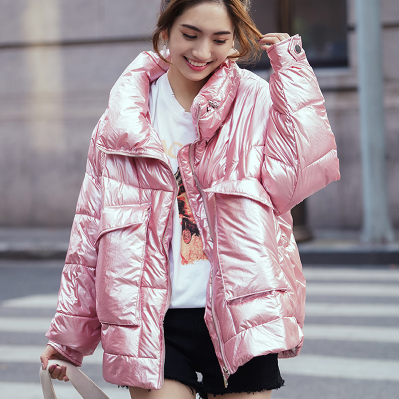 Glossy Winter Jacket For Women Plus Size Parka Big Pocket Oversized Warm Parkas Women Coat Streetwear Cotton Padded Outerwear, Black
Glossy Winter Jacket For Women Plus Size Parka Big Pocket Oversized Warm Parkas Women Coat Streetwear Cotton Padded Outerwear, Black